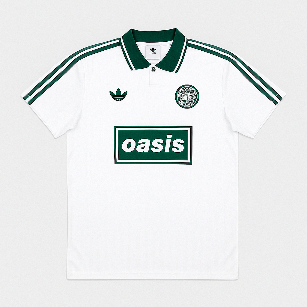 Adidas X Oasis Tour Jersey White/Green