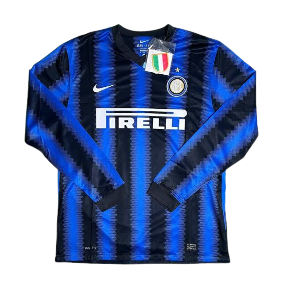 Inter Milan 2010/11 Home Shirt Longsleeve