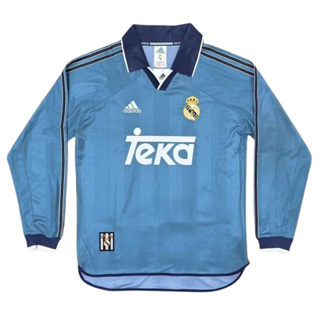 Real Madrid 1999-01 Third Shirt Longsleeve