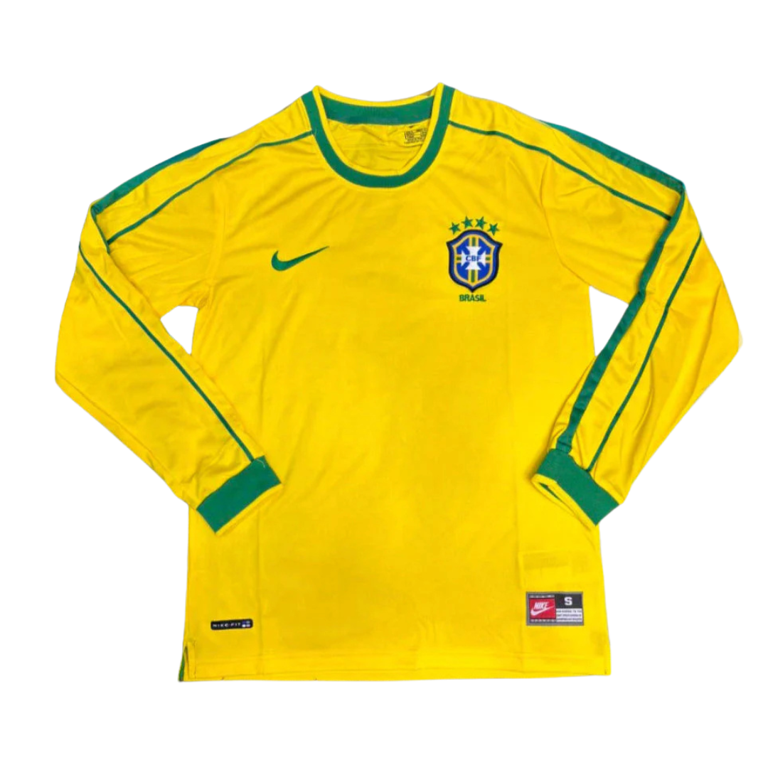 Brazil 1998 Home Shirt Longsleeve