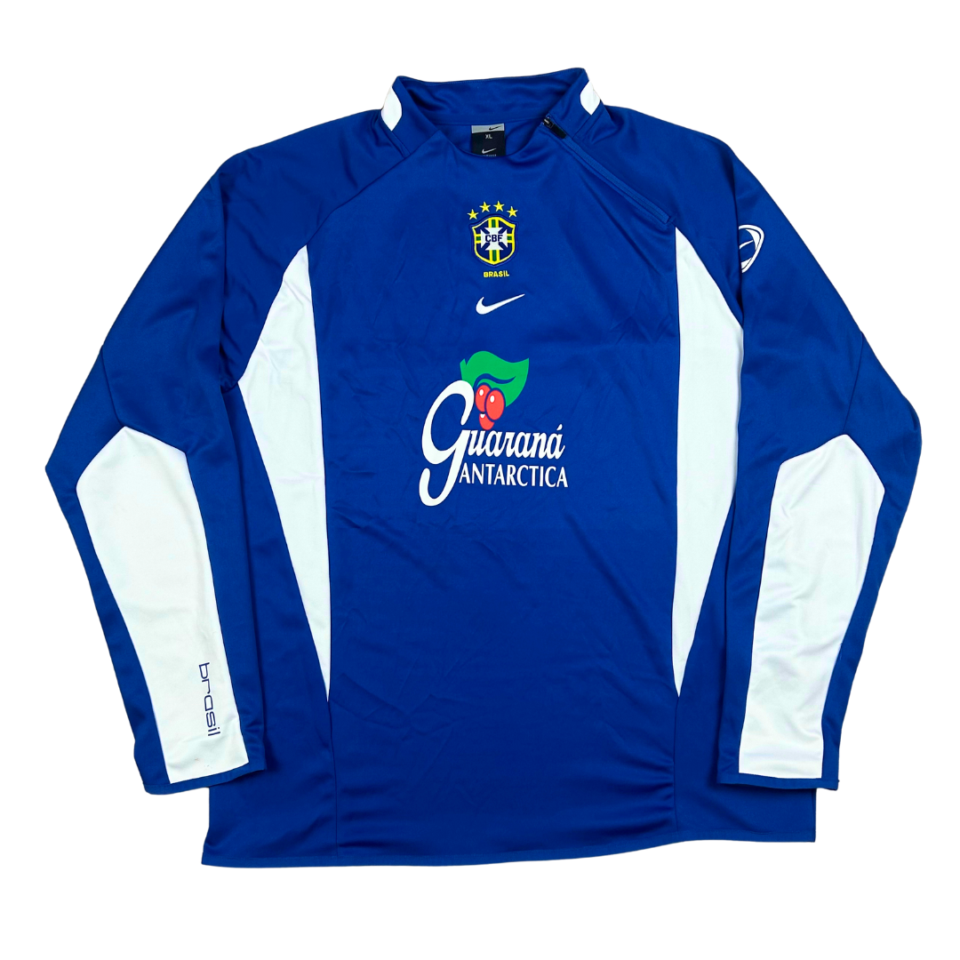 Brazil 2002 Blue Training Suit
