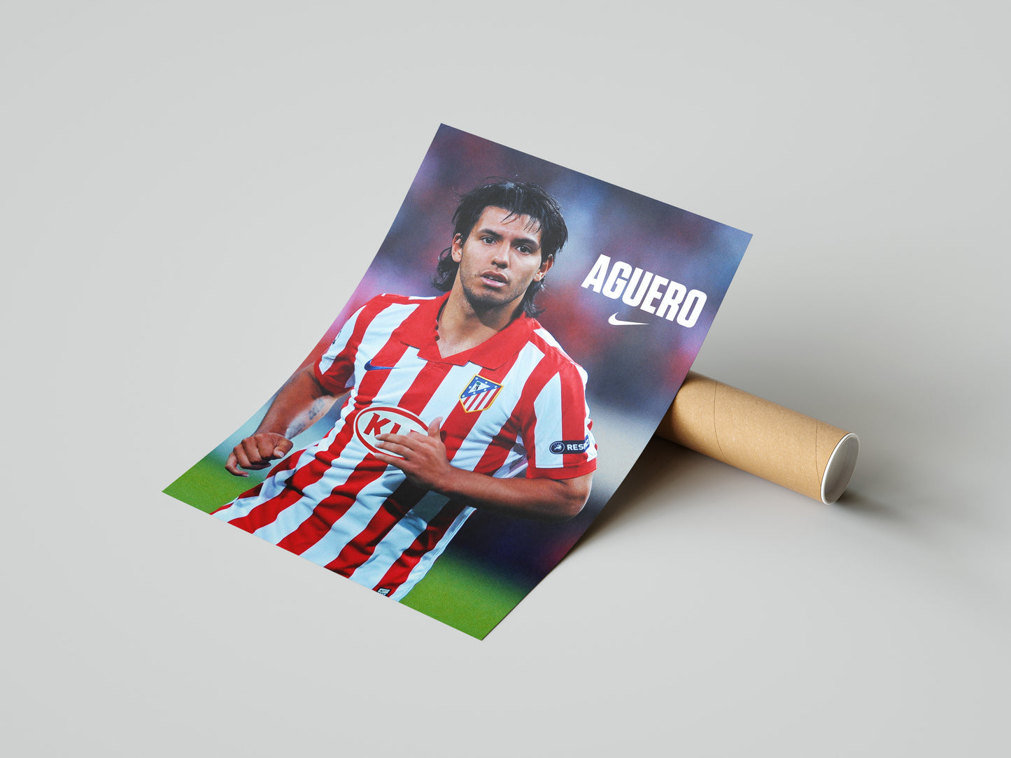 Sergio Aguero x Atletico Madrid Poster