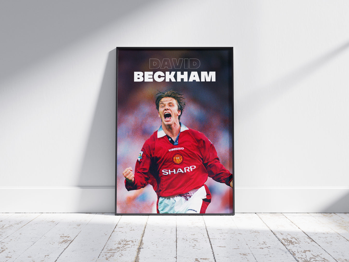 David Beckham x Manchester United Poster