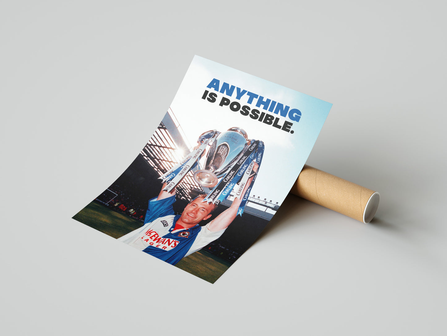 Alan Shearer "Anything Is Possible" Poster