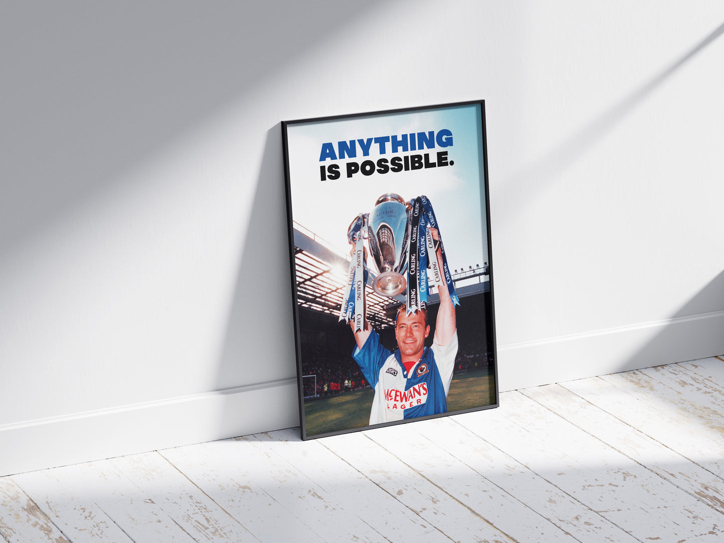 Alan Shearer "Anything Is Possible" Poster