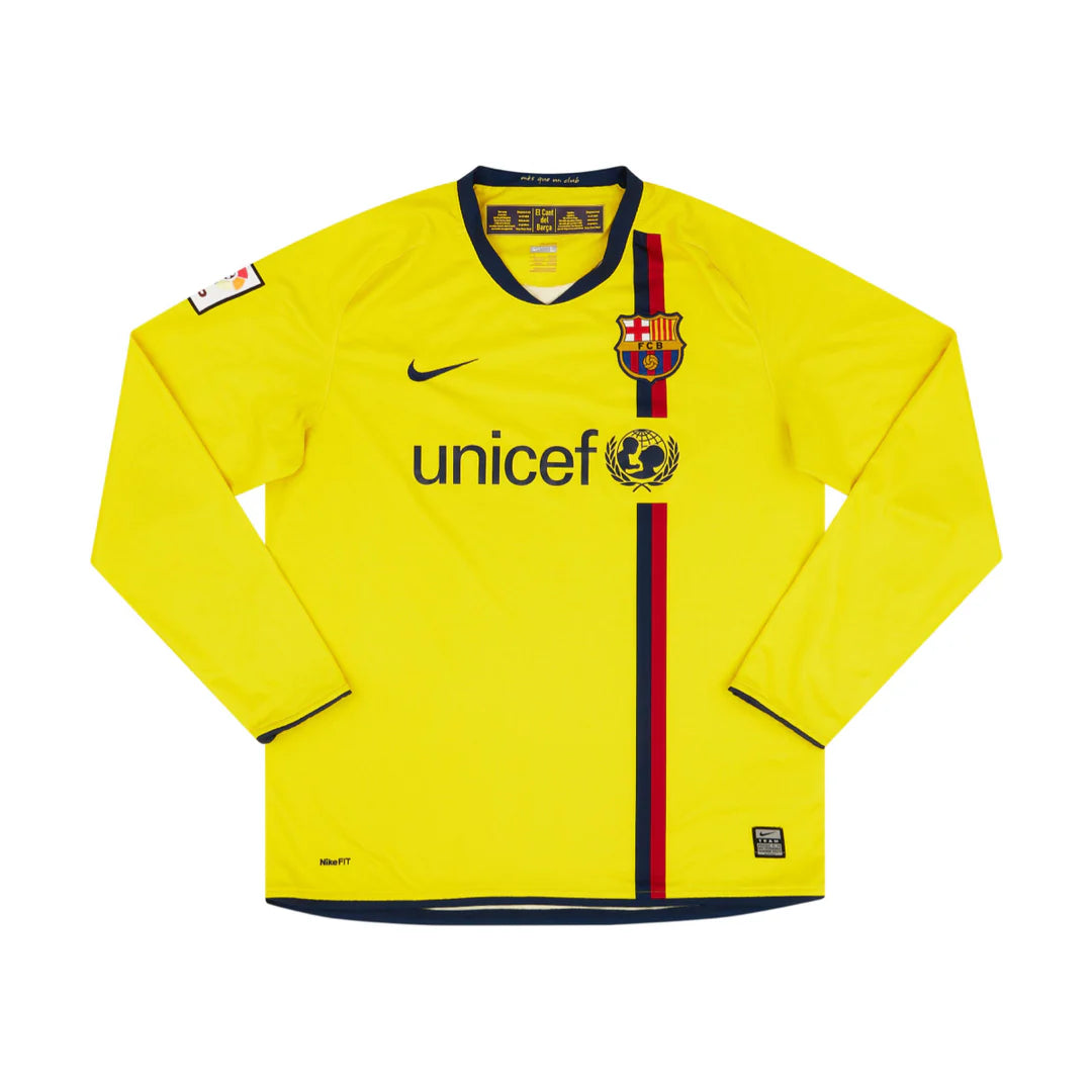 Barcelona 2008-09 Away Shirt Longsleeve