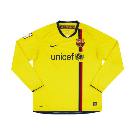 Barcelona 2008-09 Away Shirt Longsleeve