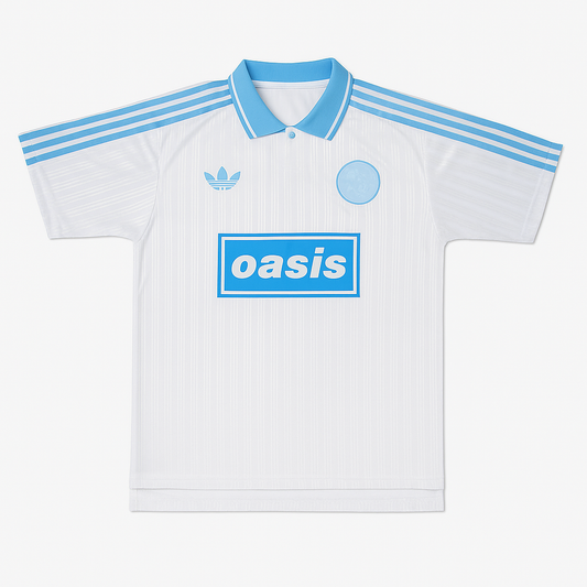 Adidas X Oasis Tour Jacquard Jersey Blue