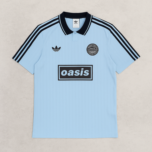 Adidas X Oasis Tour Jacquard Jersey Light Blue