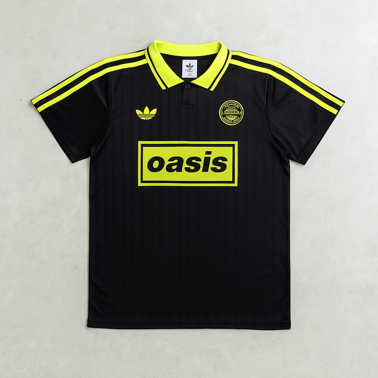 Adidas X Oasis Tour Jacquard Jersey Black/Yellow