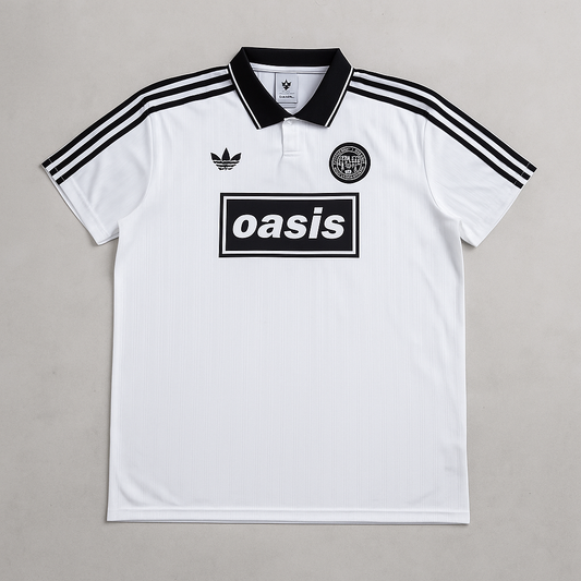 Adidas X Oasis Tour Jacquard Jersey White/Black
