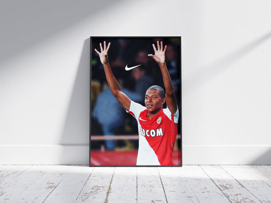 Mbappe x AS Monaco Poster