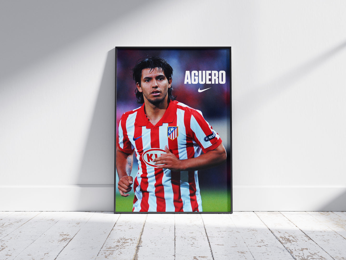 Sergio Aguero x Atletico Madrid Poster