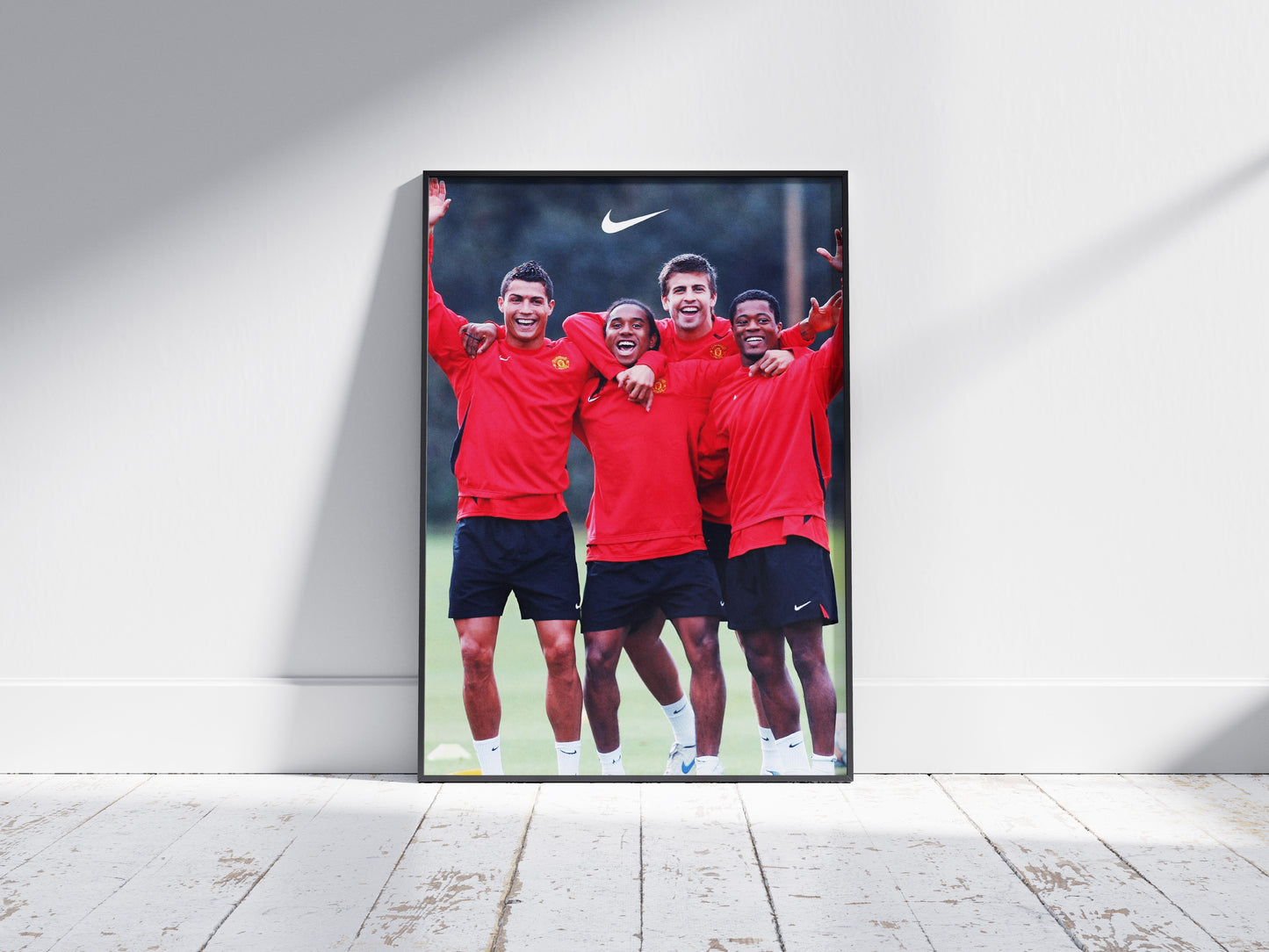 Ronaldo x Anderson x Pique x Evra Poster