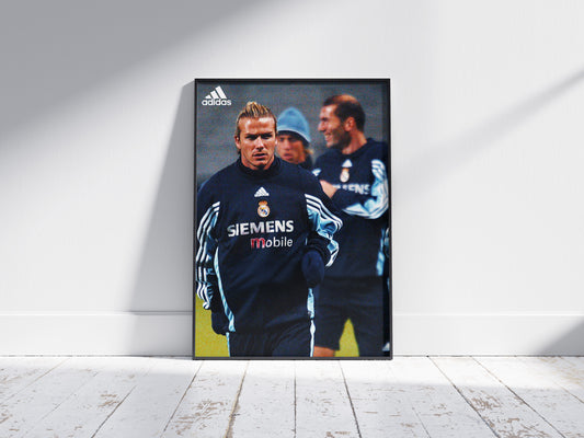 Beckham x Zidane Poster