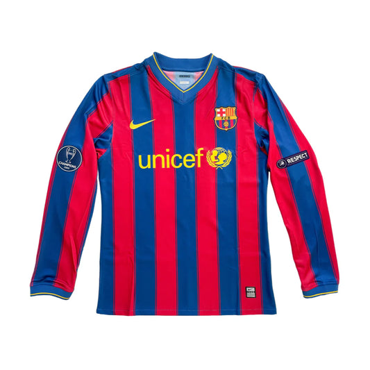 Barcelona 2009-10 Home Shirt Longsleeve