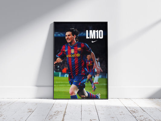 Lionel Messi "LM10" Poster