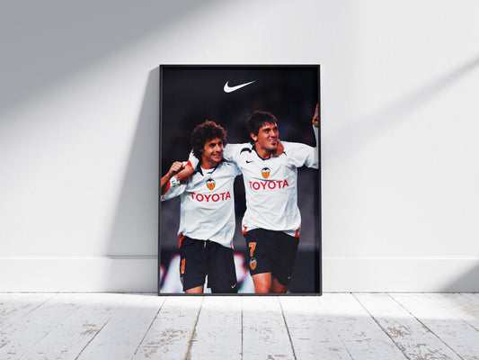 Pablo Aimar x David Villa Poster