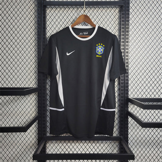 Brazil 2002 Black Goalkeeper Shirt