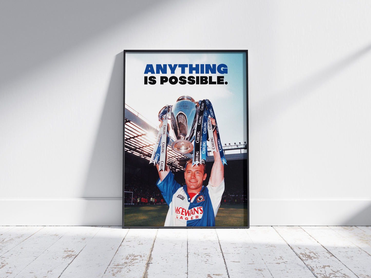 Alan Shearer "Anything Is Possible" Poster