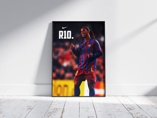 Ronaldinho "R10" Poster