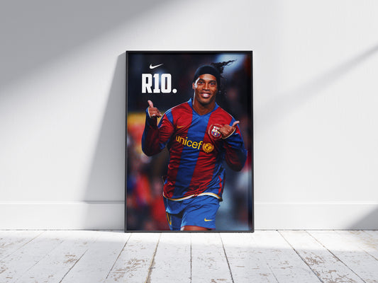 Ronaldinho "R10" Poster