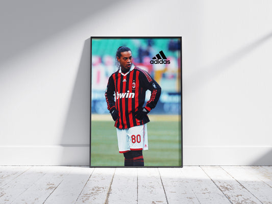 Ronaldinho x AC Milan Poster