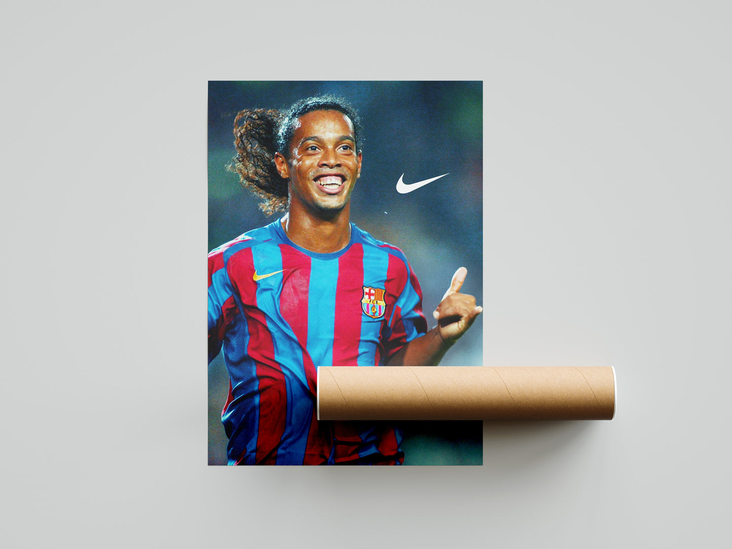 Ronaldinho Gaucho x Barcelona Poster