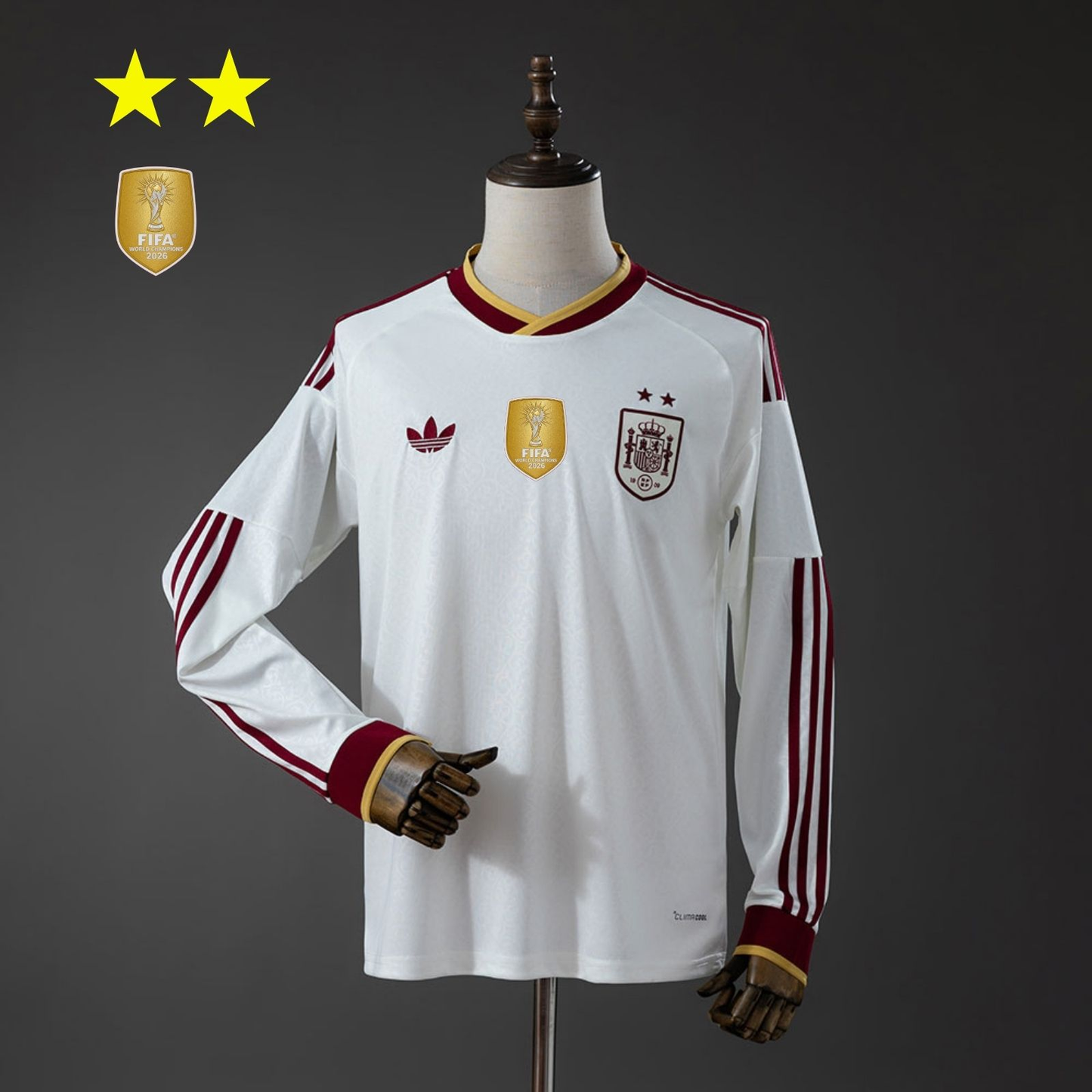 Spain 2026 Away Shirt Longsleeve Champions Edition