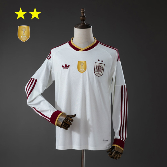 Spain 2026 Away Shirt Longsleeve Champions Edition