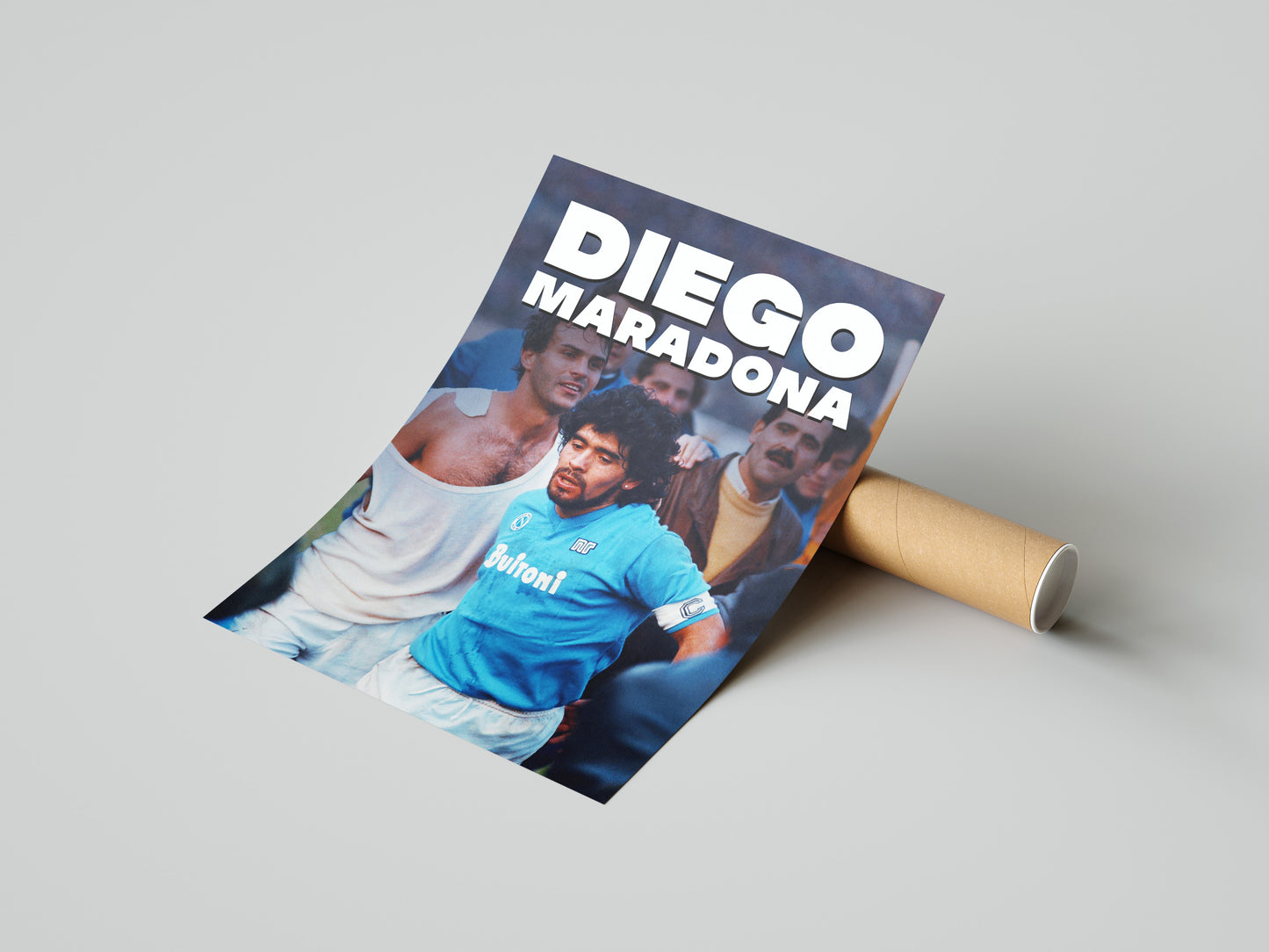 Diego Maradona Napoli Poster