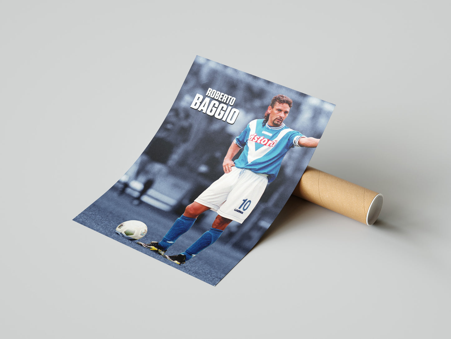 Roberto Baggio x Brescia Poster