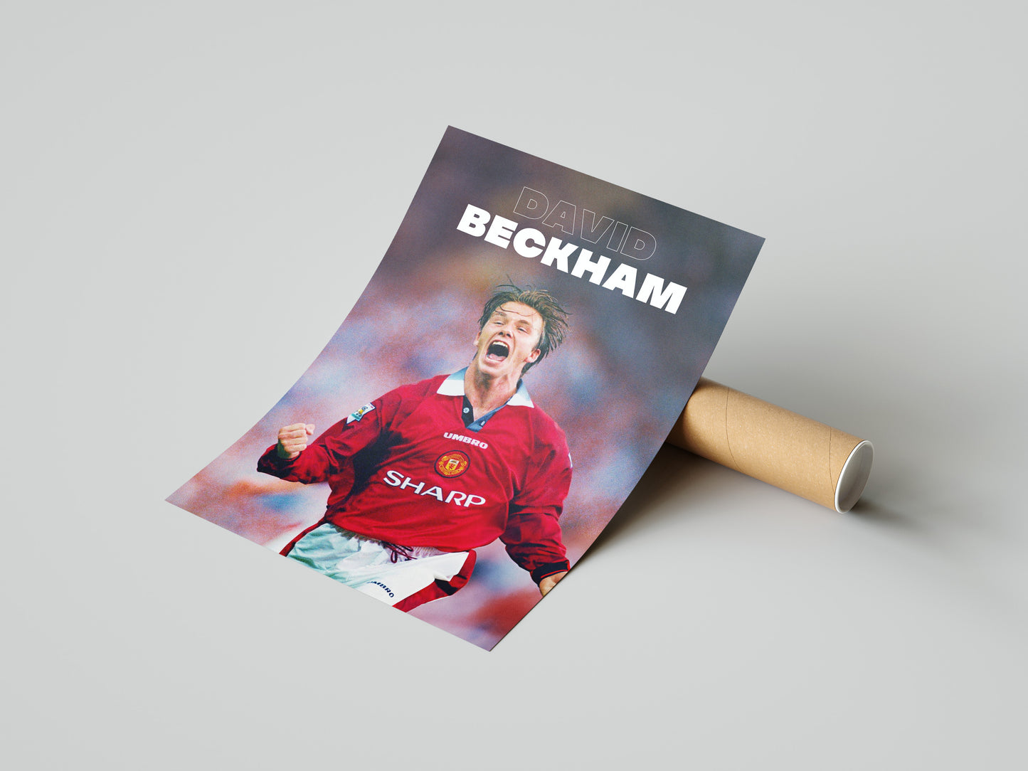 David Beckham x Manchester United Poster