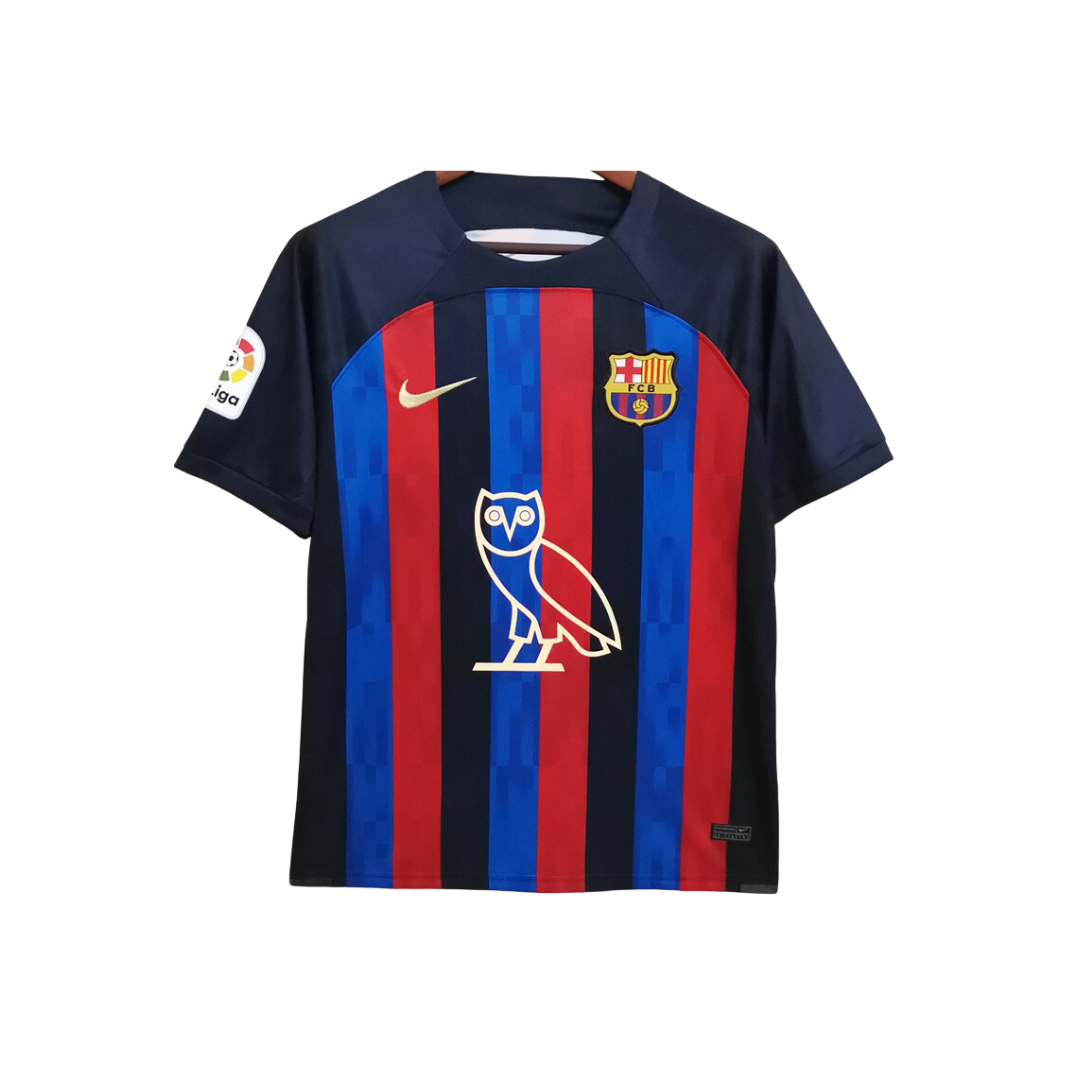 FC Barcelona x Drake - OVO Limited Edition 2022-23 Home Shirt