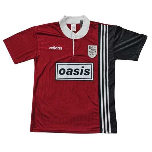 Retro 1996 Bolt Makers Arms FC x Oasis Red Jersey