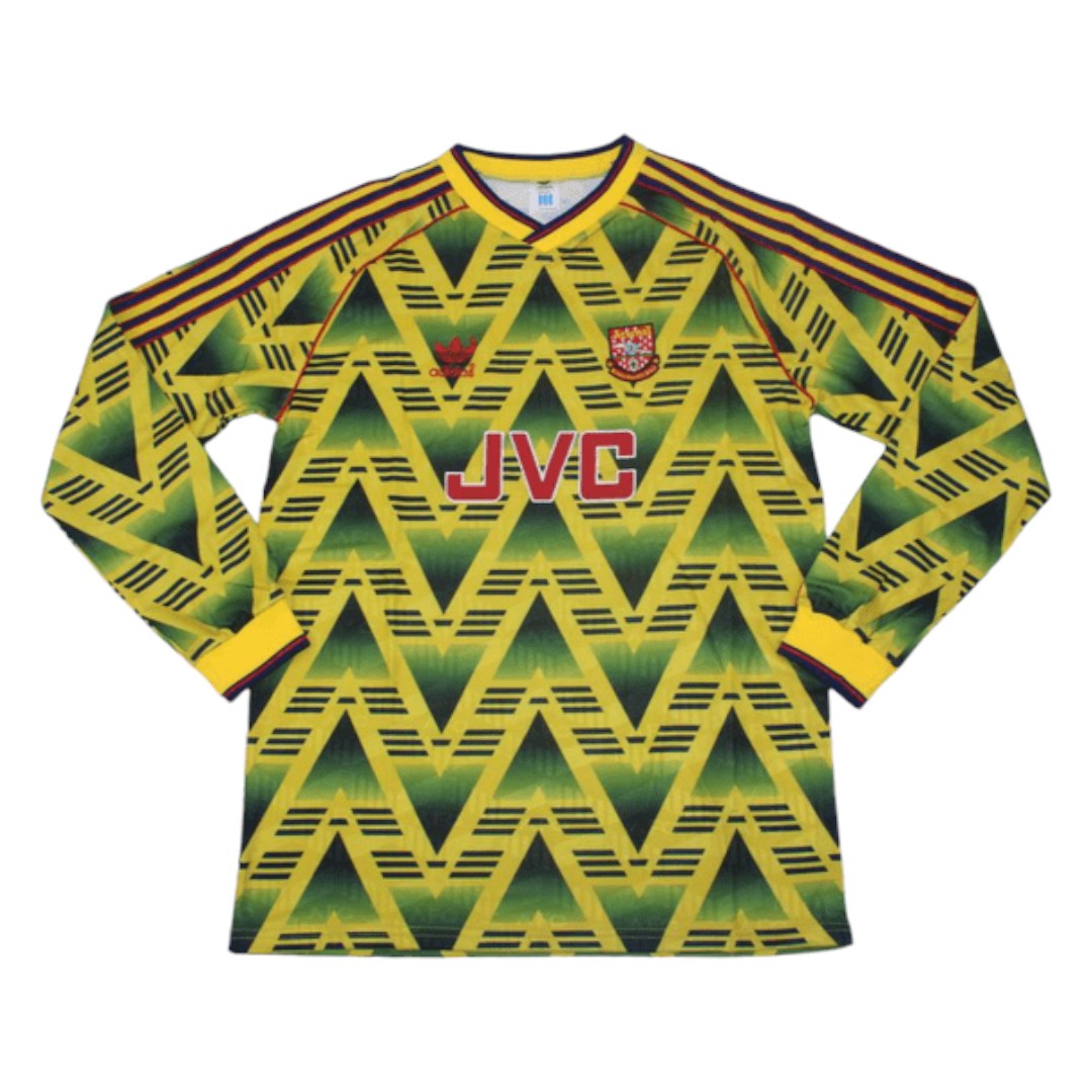 Arsenal 1991-93 Away Shirt Longsleeve