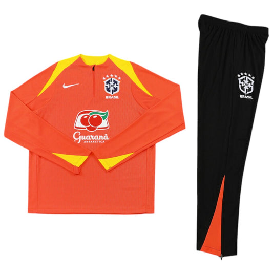 Brazil 2025 Orange Training Suit