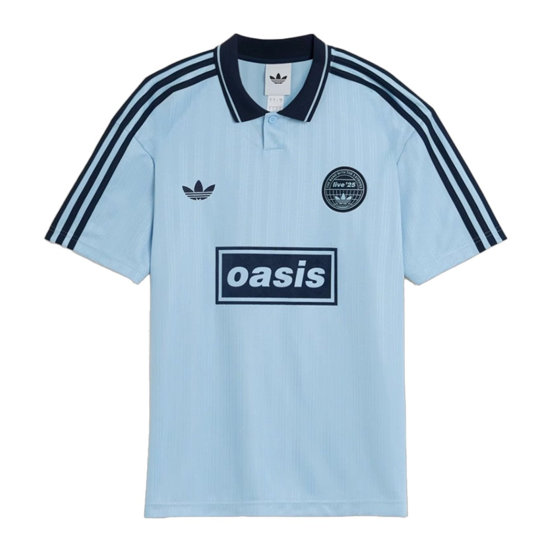 Adidas X Oasis Tour Jacquard Jersey Light Blue