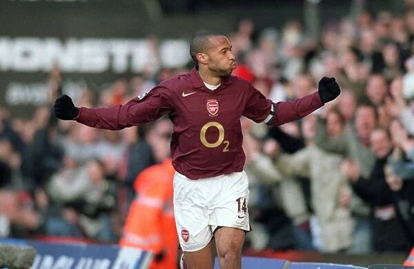 Arsenal 2005-06 Home Long Sleeve Shirt, Thierry Henry